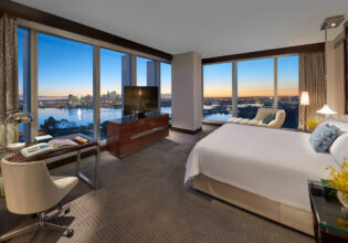 the premier suite at Crown Towers Perth
