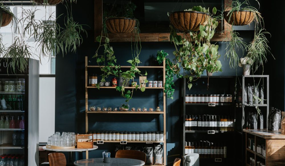 a cosy dining interior at Wildflour Bakery in canberra