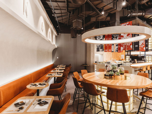 Interior shot of Inari