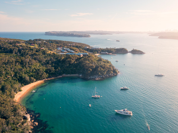 an aerial view of Store Beach, NSW