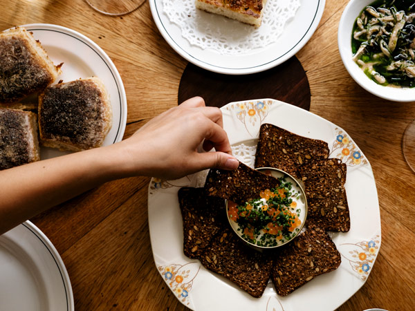 European accented menu at The Carlton Wine Room