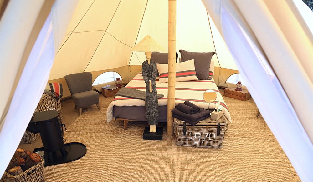 safari tent glamping victoria