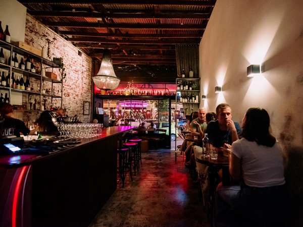 the interior of Bar Rogue, Perth