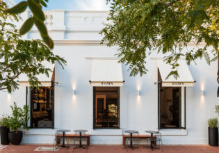 the front facade of Tom’s Providore, Perth