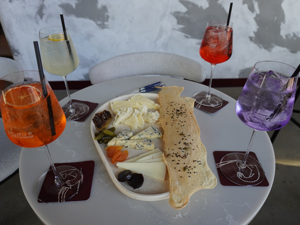 cheese and wine at Powell's Fromagerie and Wine Bar, Perth