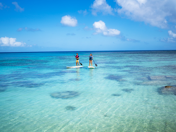 stand-up paddleboarding at Lizard Island