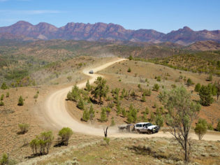 Driving through the Flinders Ranges and Outback is a real sight to behold