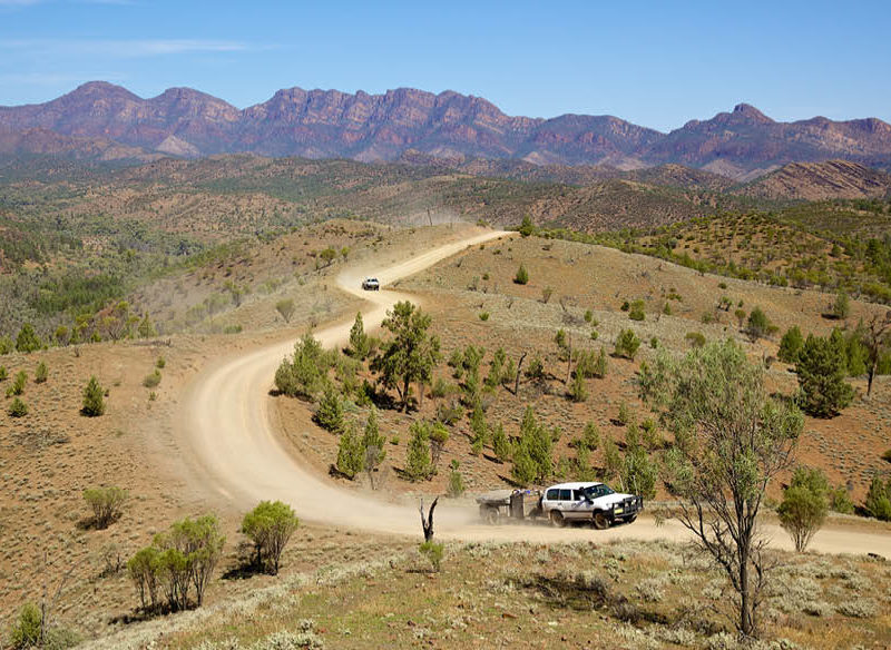 Driving through the Flinders Ranges and Outback is a real sight to behold