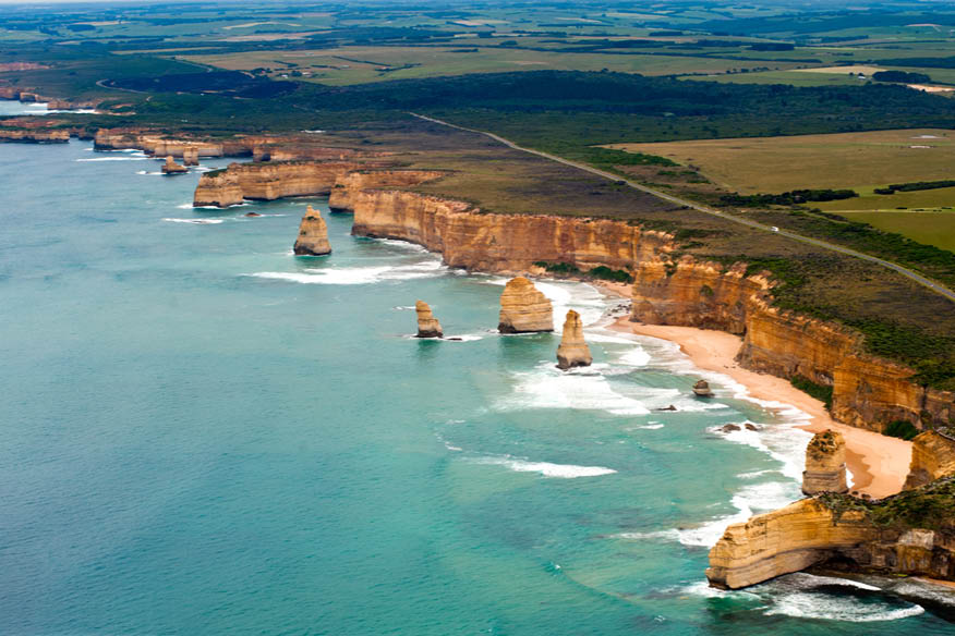 The unmistakable 12 apostles at The Great Ocean Road