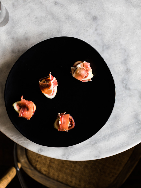 a shared plate by Chef Annie Smithers at Du Fermier, Daylesford
