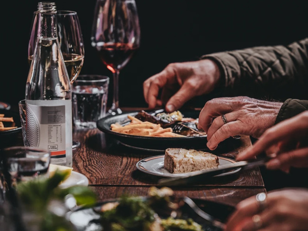 dining at Bistro Terroir, Daylesford