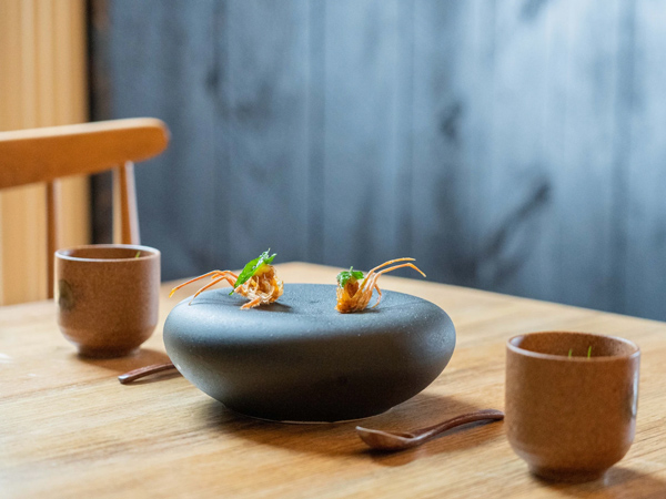 a Japanese meal at Kadota, Daylesford