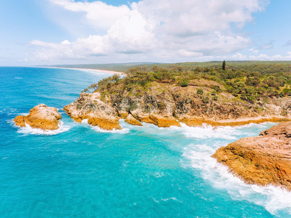 rocky beach, North Stradbroke Island