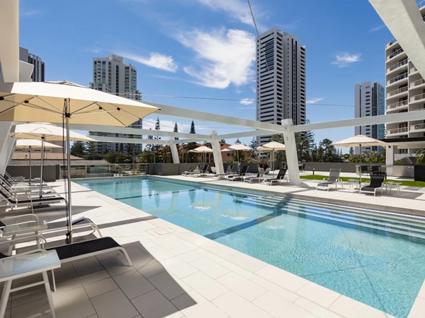 an outdoor pool at Avani Broadbeach Gold Coast Residences