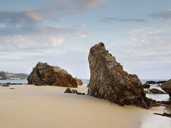 Natural rock formations on the east coast of Australia