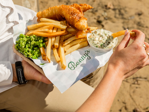 fish and chips at Benny’s in Cronulla