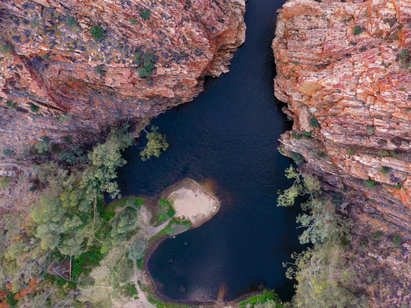 the Ellery Creek swimming hole