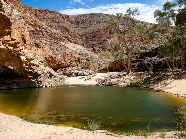 the Ormiston Gorge waterhole