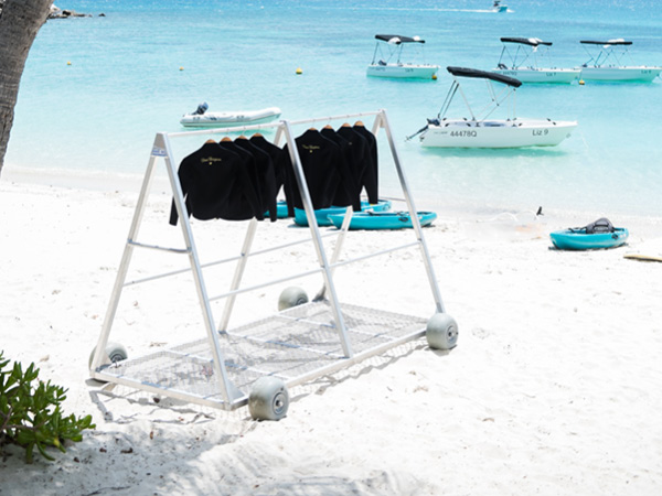 Special wet suits for guests of Lizard Island.