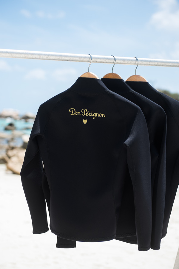 Special wet suits for guests of Lizard Island.