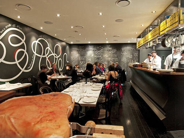 the dining interior of Italian and Sons, Braddon