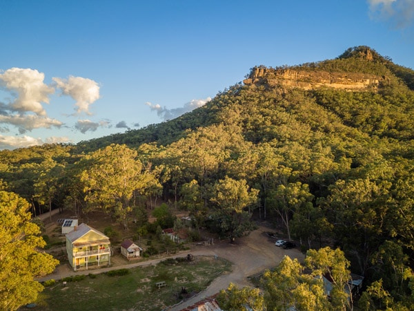 the historic Post Office Lodge in Yerranderie Regional Park