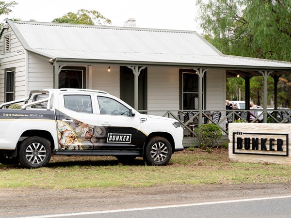 the cafe exterior of The Bunker, Blue Mountains