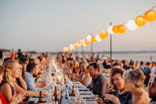 Long table Shinsu Matsuri