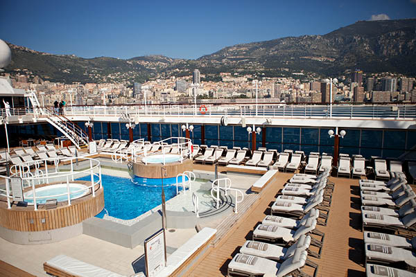 Azamara Pool Deck