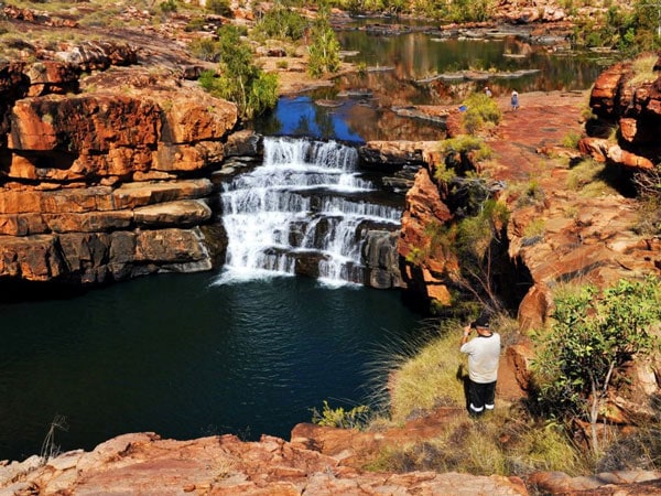 the waterfalls and swimming hole at Bell Gorge, King Leopold Conservation Park