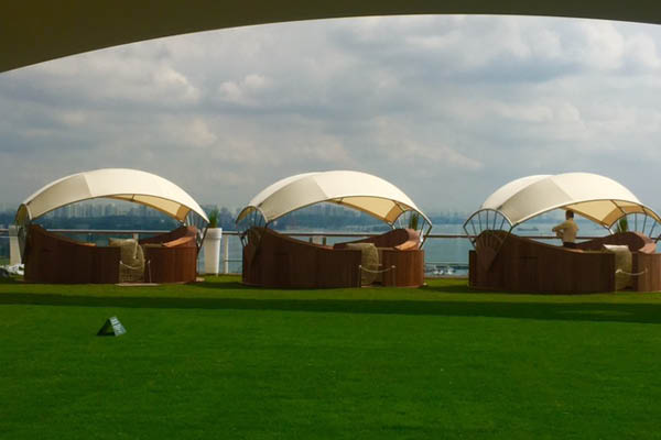 Celebrity Solstice lawn and private cabana