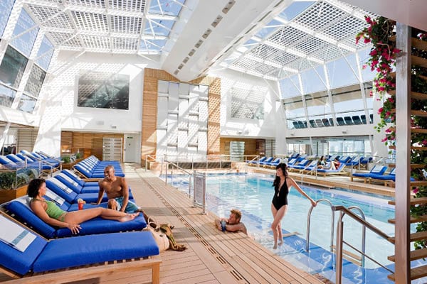 Celebrity Solstice indoor pool