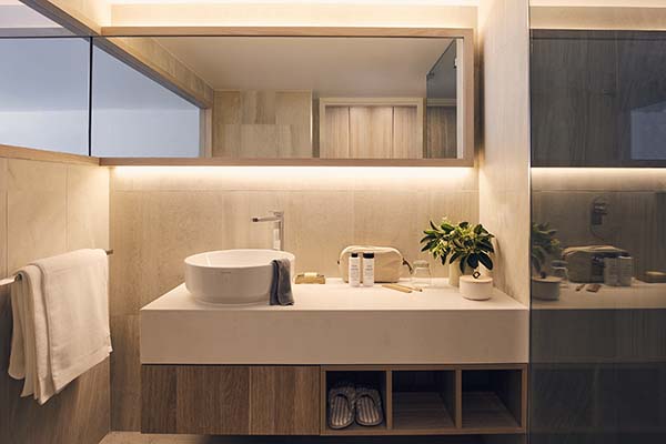 Daydream Island Resort bathroom in King Room