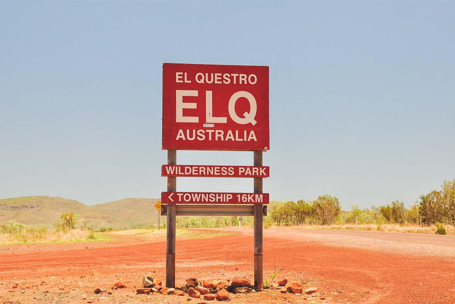 El Questro national park sign