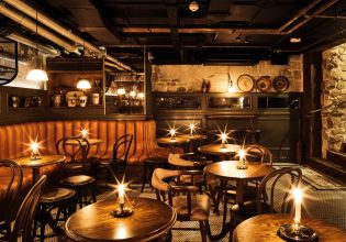 an underground drinking den at The Cumberland