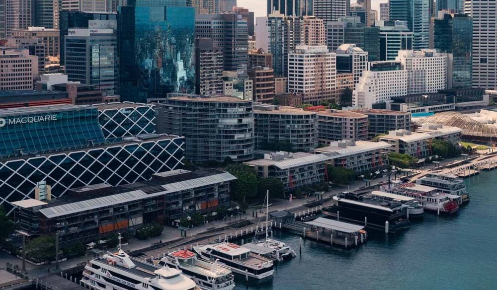 city views, King Street Wharf, Cockle Bay, Darling Harbour and the Sydney CBD
