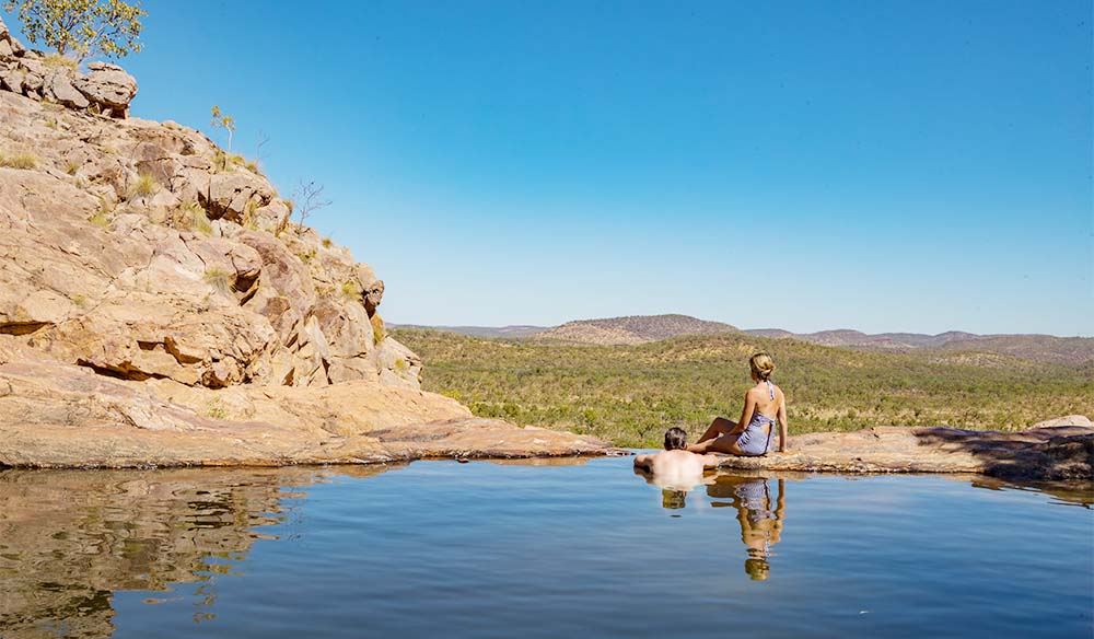 Infinity pool of Gunlom Falls