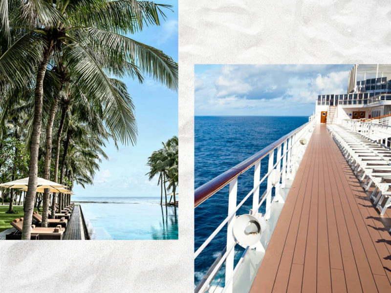 cruise vs destination vacation