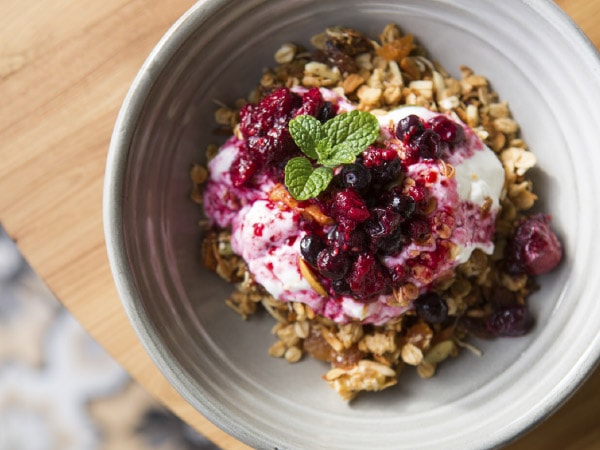 Enjoy a delicious breakfast at Press cafe