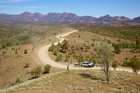 Flinders Ranges in South Australia.