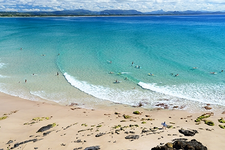 Wategos Beach in Byron Bay