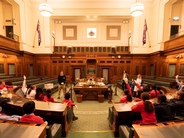 a plenary session at The Old Parliament House