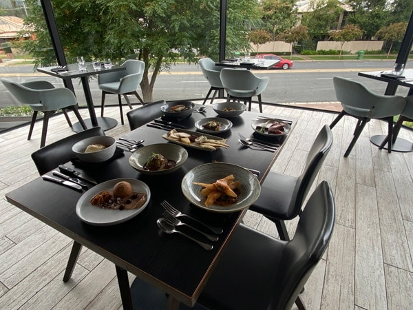 a classy dining interior at The Charles, Wagga Wagga