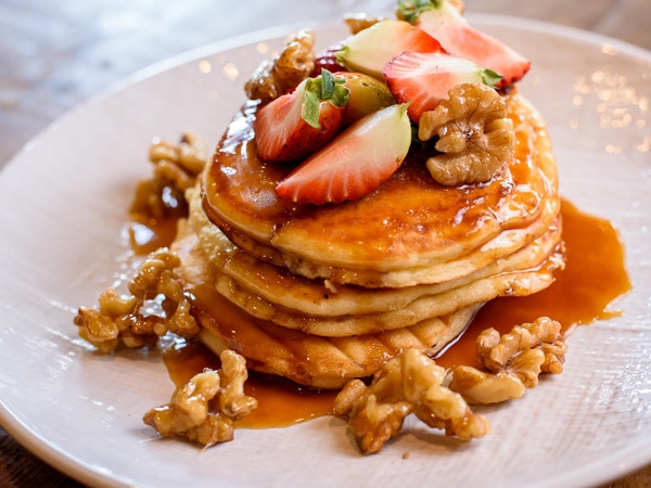 a close-up shot of food at Uneke Lounge, Wagga Wagga