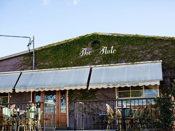 the exterior of Flute Bakery in Fyshwick