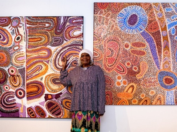 Puna Yanima from Mimili Maku Arts at the Artist Preview