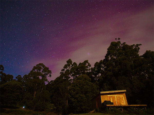 Bruny Island aurora