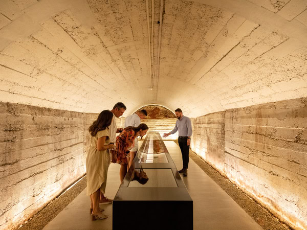 a winery tour at Penfolds Magill Estate