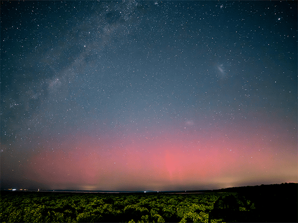 Southern lights in Victoria