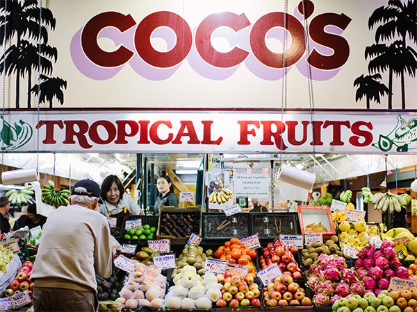 Take a three-hour Adelaide Central Market and City EcoCaddy Tour